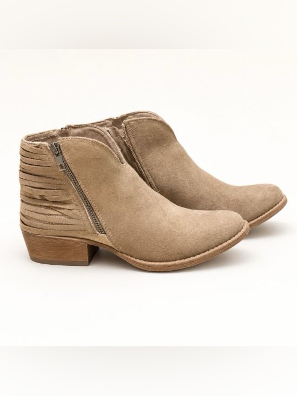 BRAND NEW WITH BOX Very G Taupe Diverse Booties sz 6